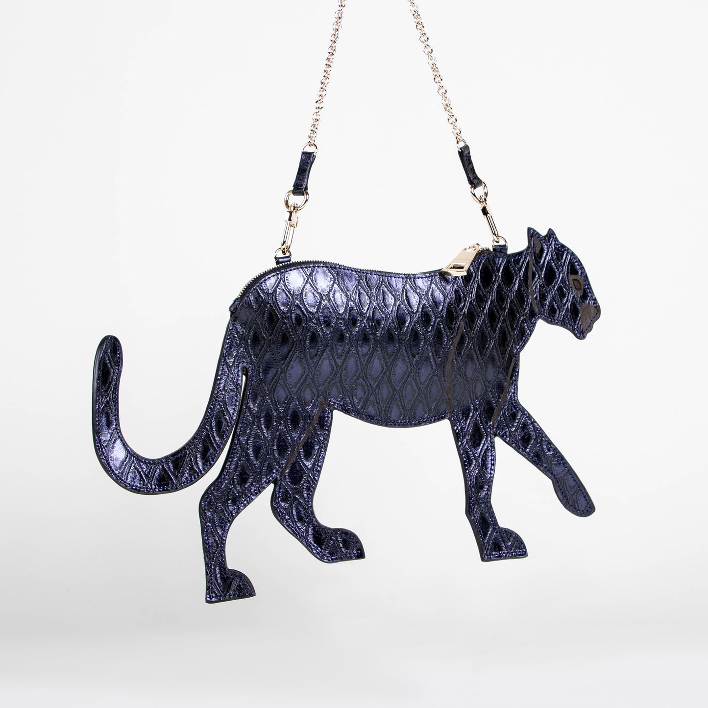 CROSSBODY JAGUAR AZUL MARINO GRABADO