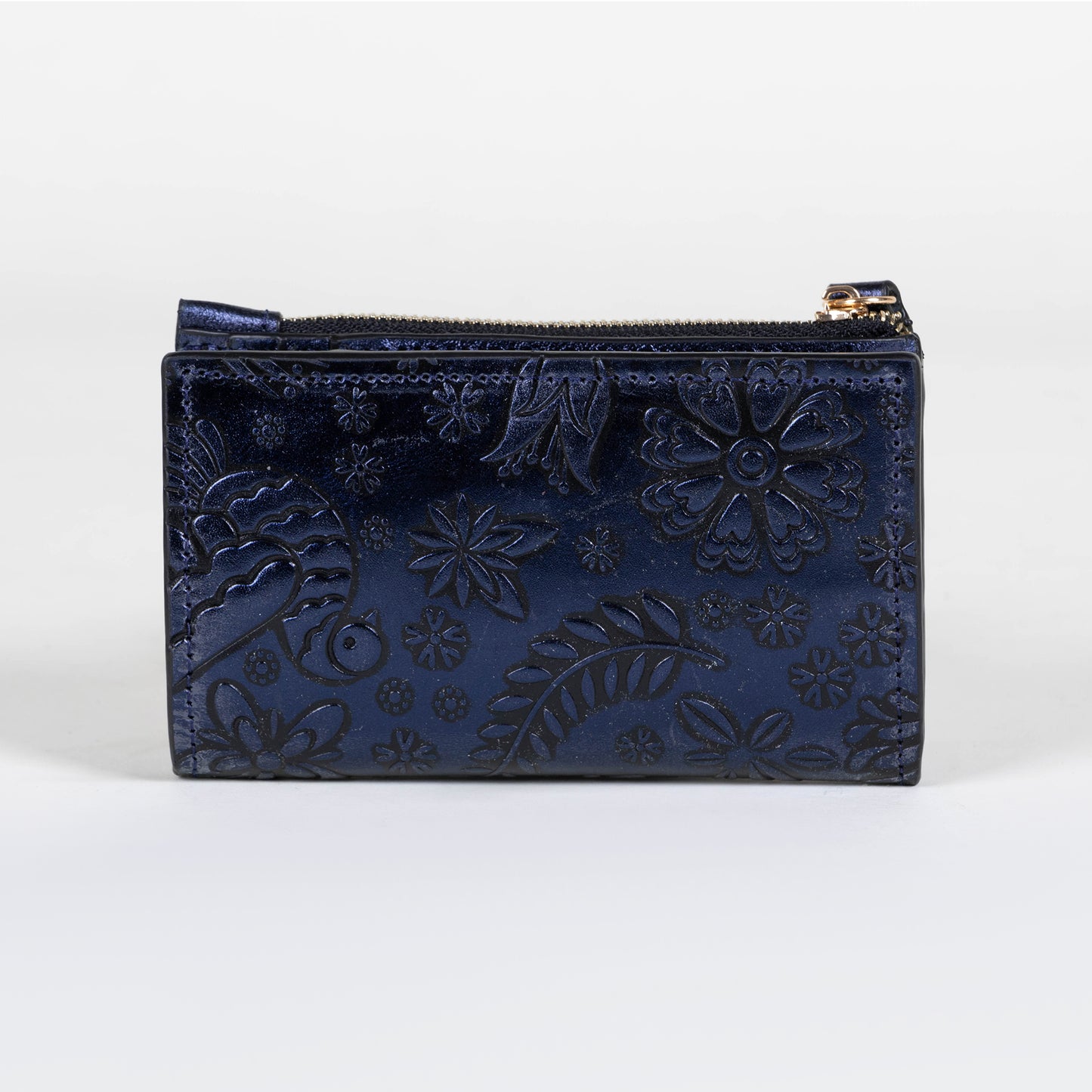 CARTERA TARJETERO AZUL MARINO