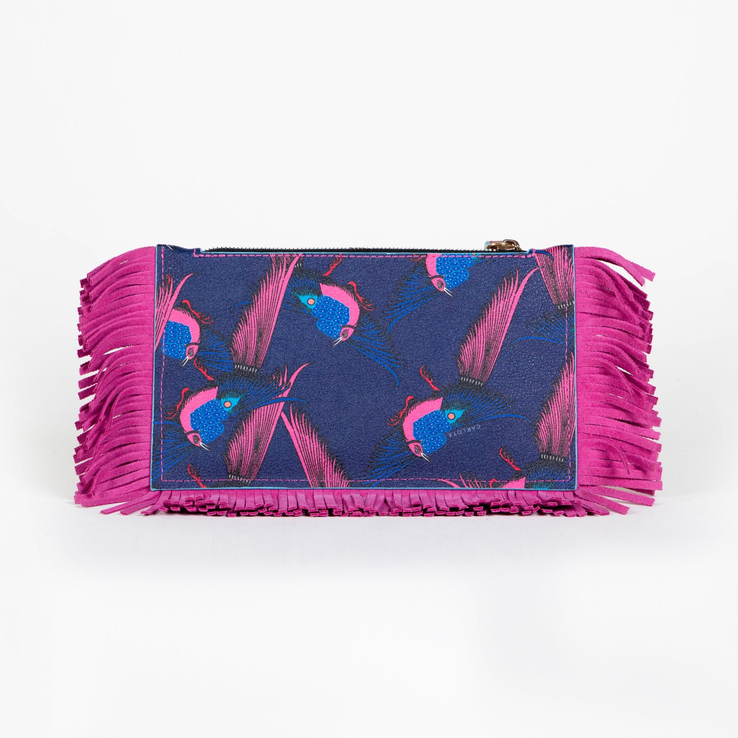MINI CLUTCH ESTAMPADO PAJARITO