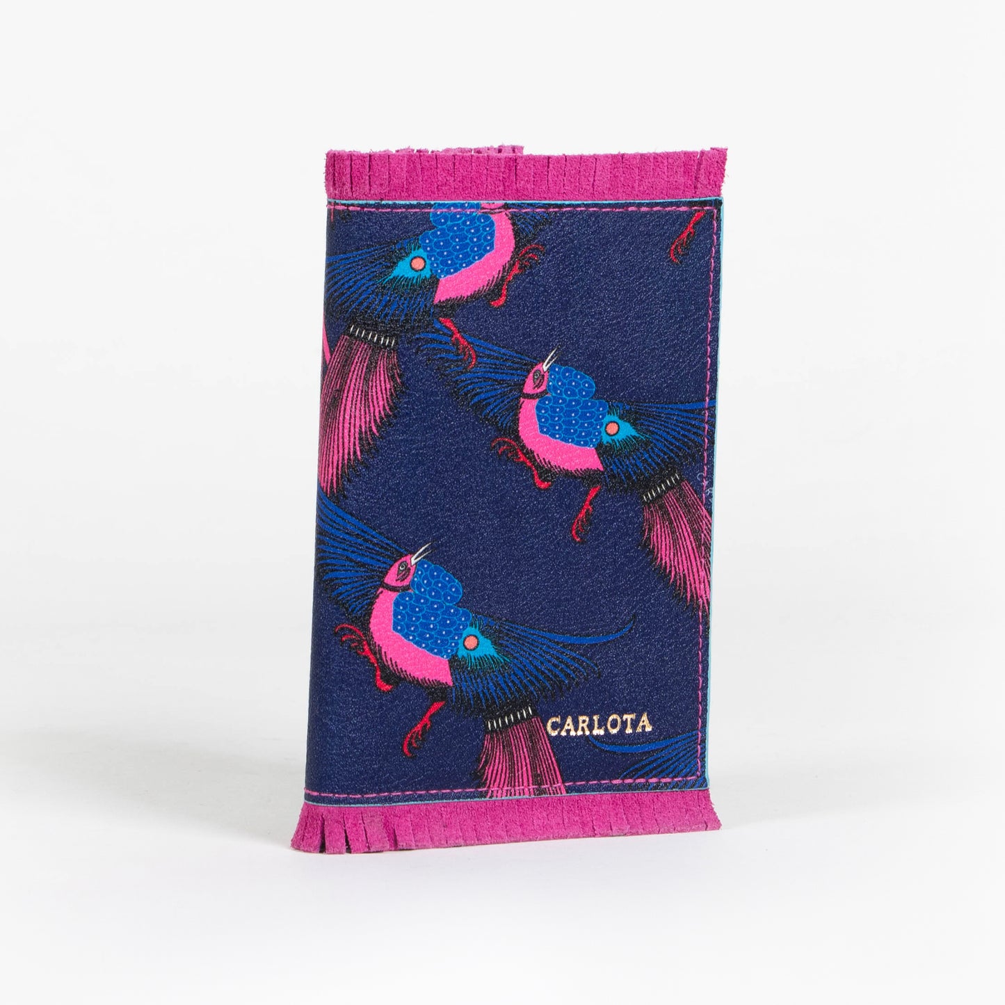 PORTA PASAPORTE ESTAMPADO PAJARITO