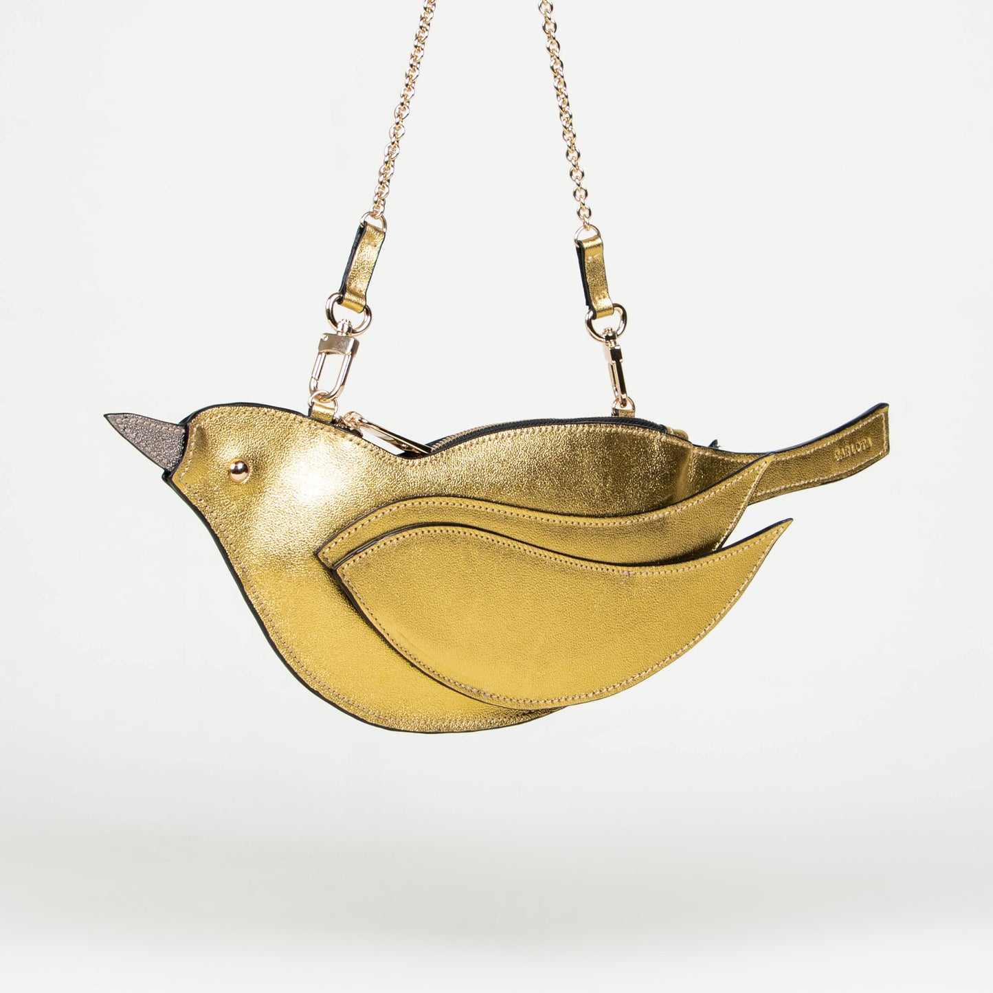 CROSSBODY PAJARITO ORO AMARILLO