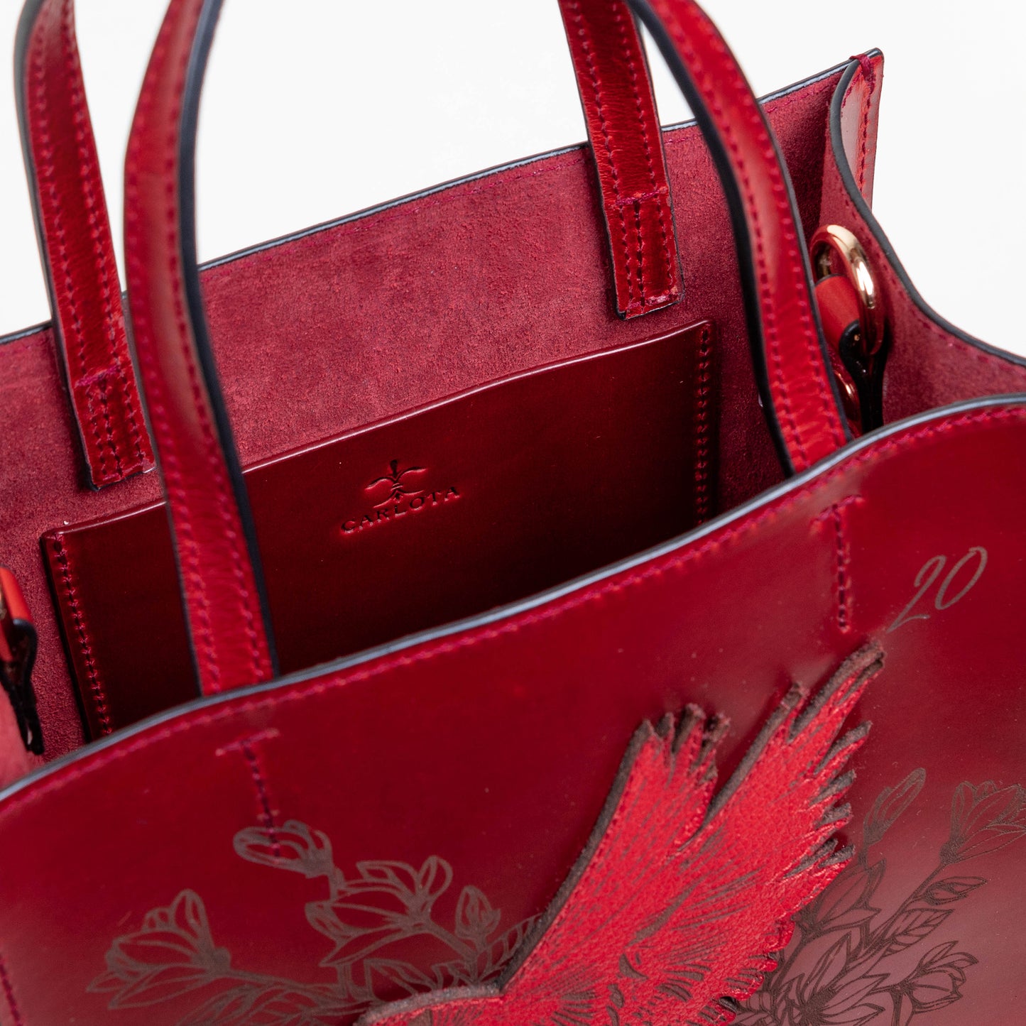 BABY TOTE PAJARITO ROJO