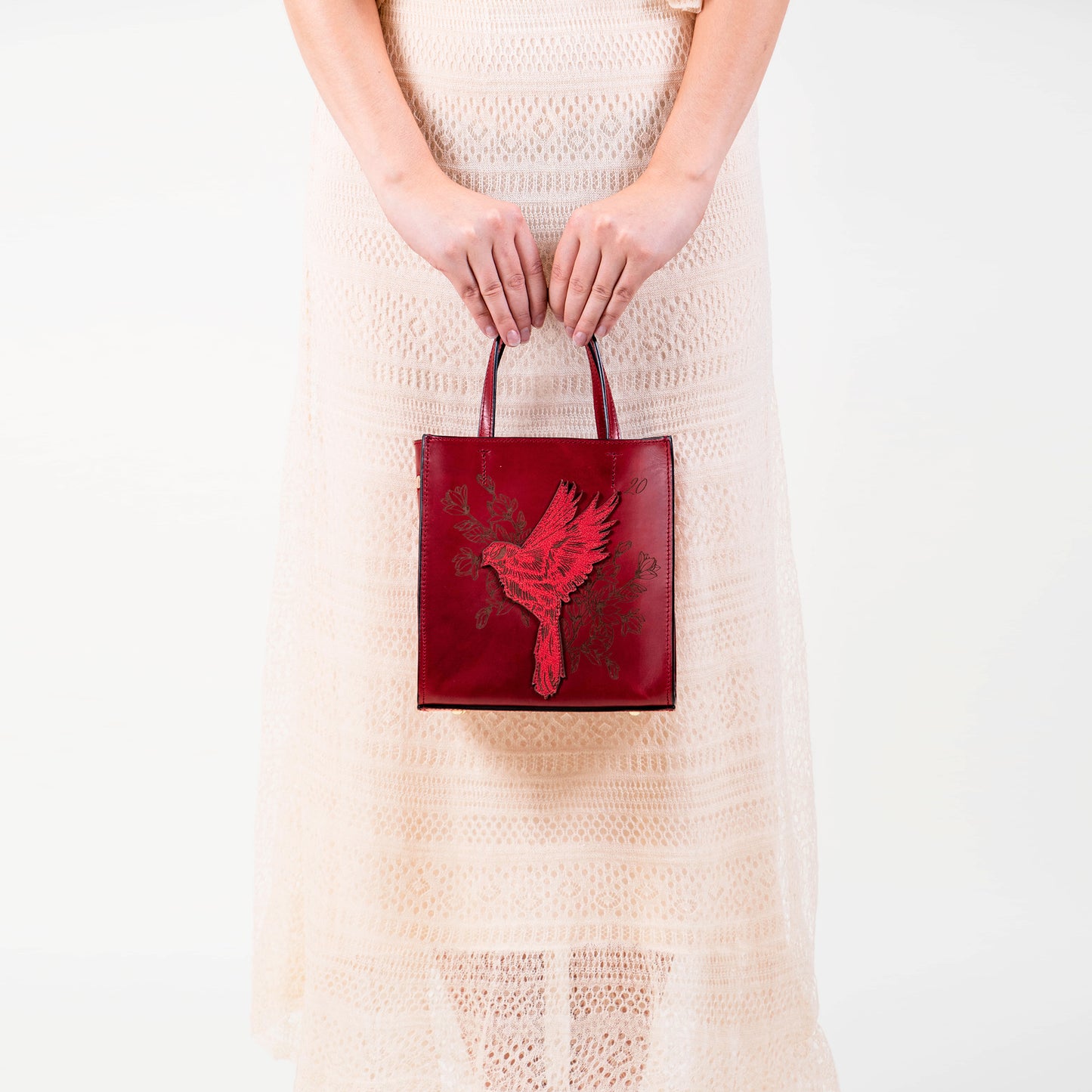 BABY TOTE PAJARITO ROJO