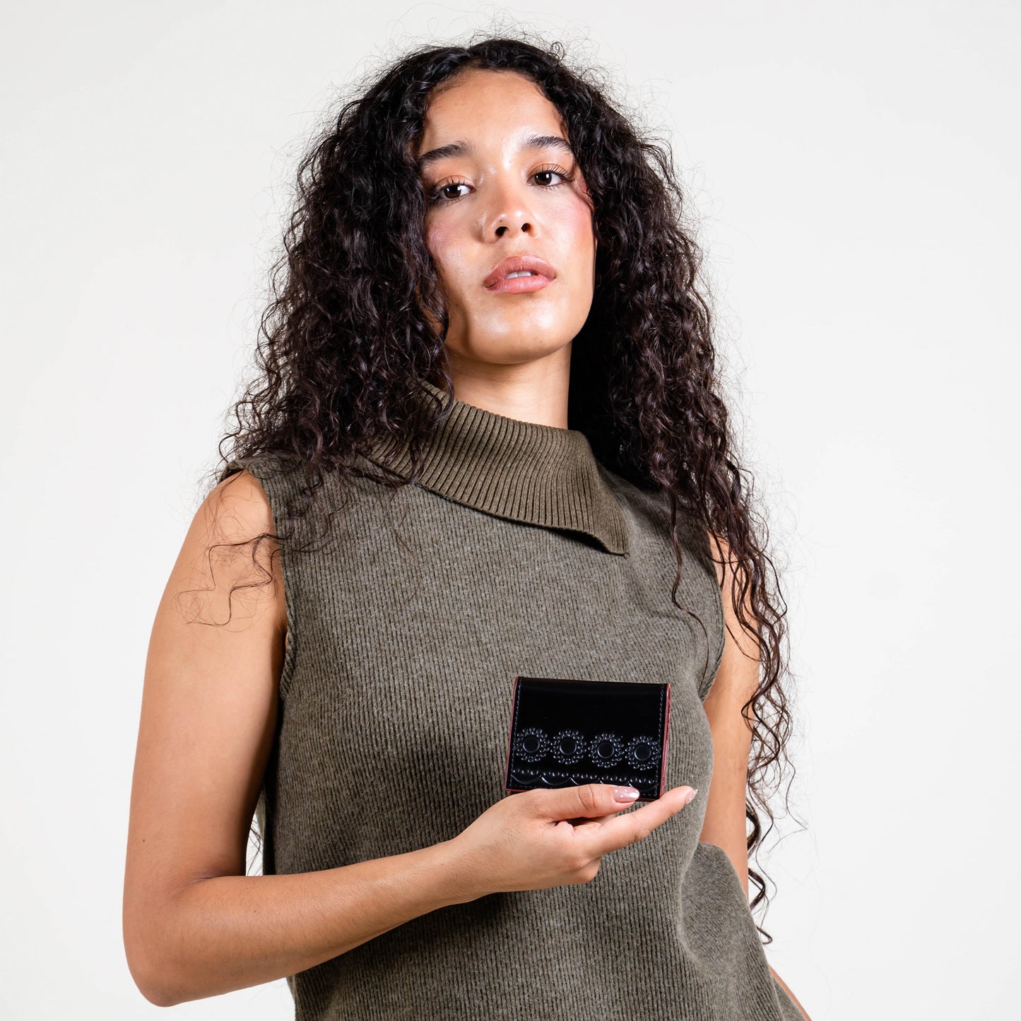 TARJETERO MACETA NEGRO