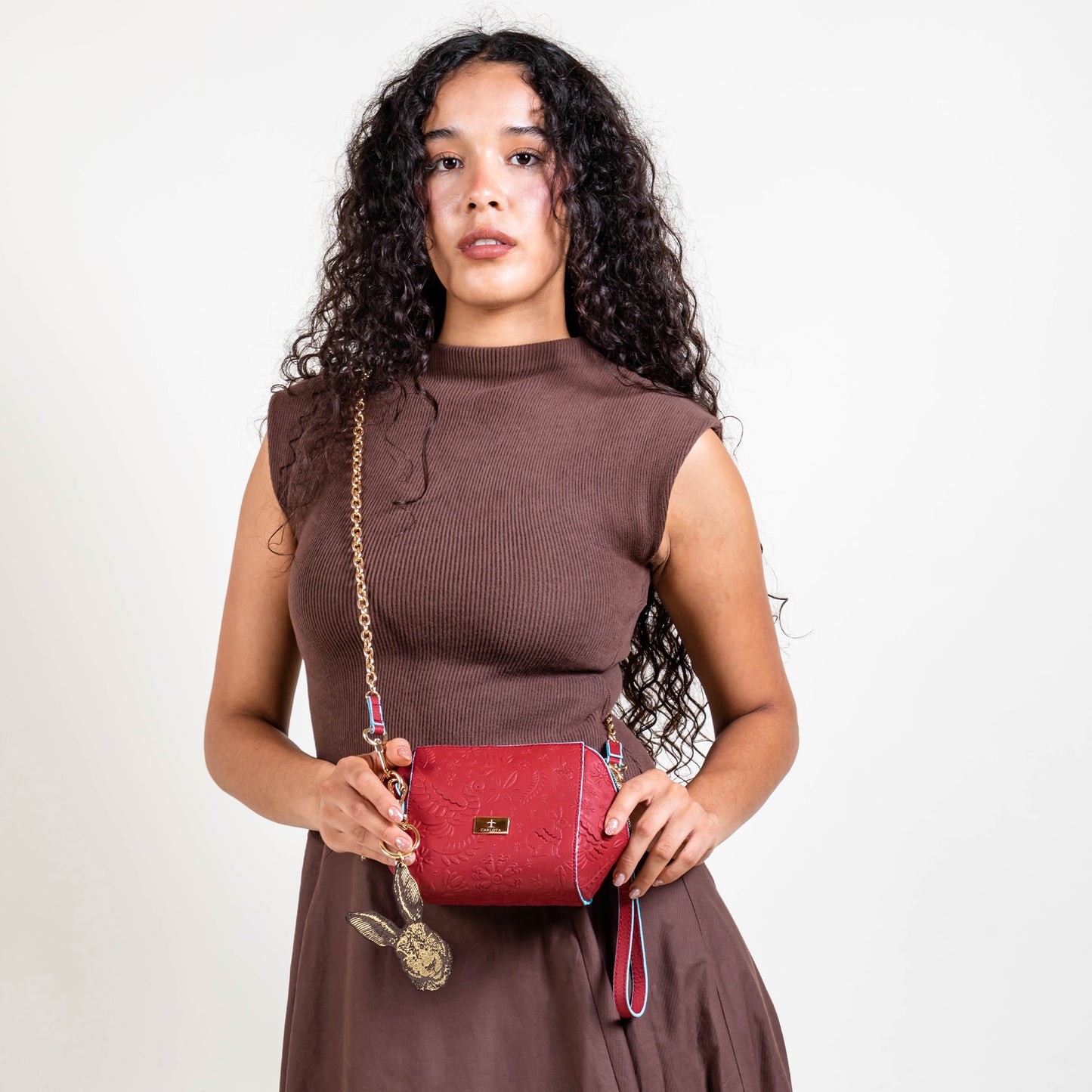 CROSSBODY ROJO
