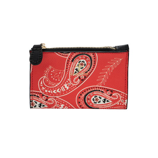 CARTERA TARJETERO PALIACATE ROJO