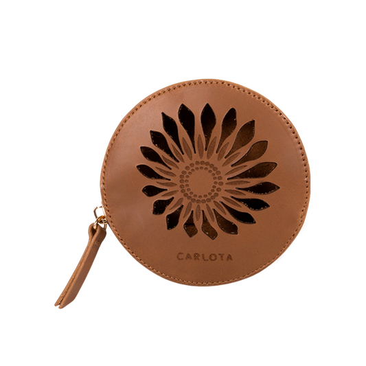 MONEDERO REDONDO TAUPE