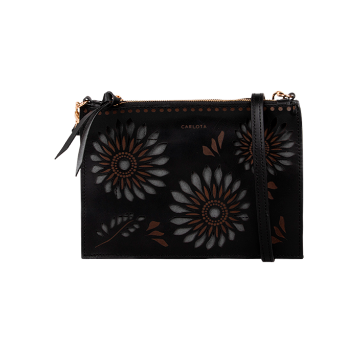 CROSSBODY DOBLE NEGRO