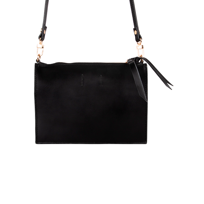 CROSSBODY DOBLE NEGRO