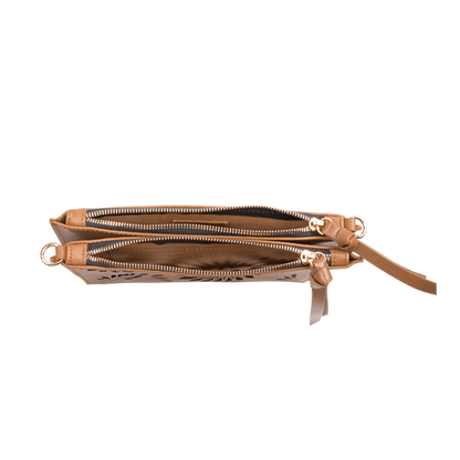 CROSSBODY TAUPE