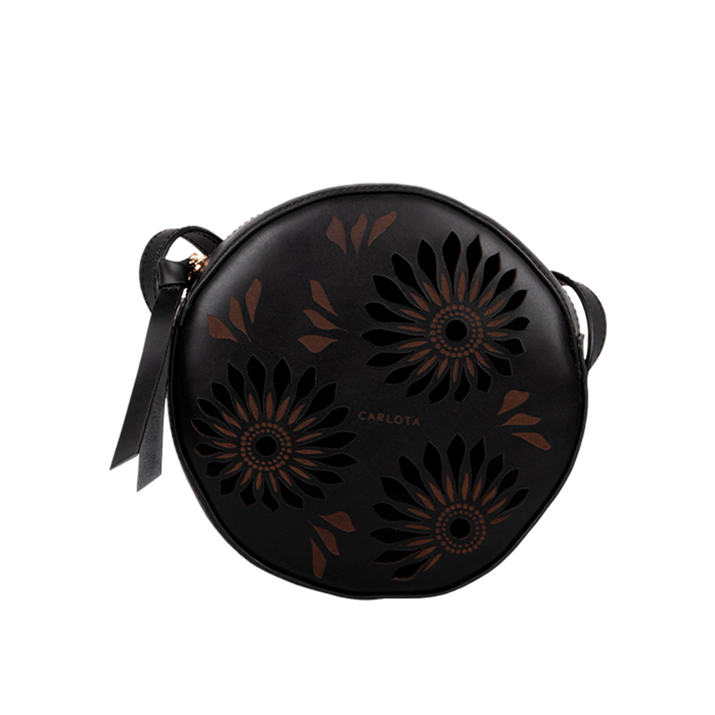 CROSSBODY REDONDA NEGRO