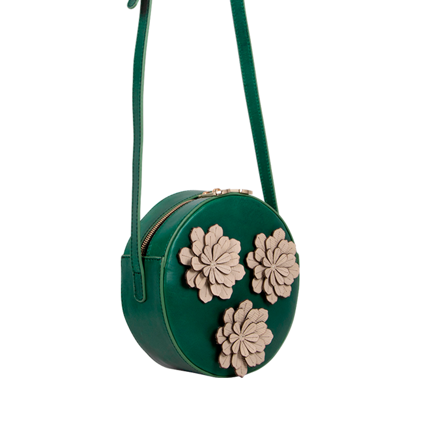 CROSSBODY REDONDA VERDE