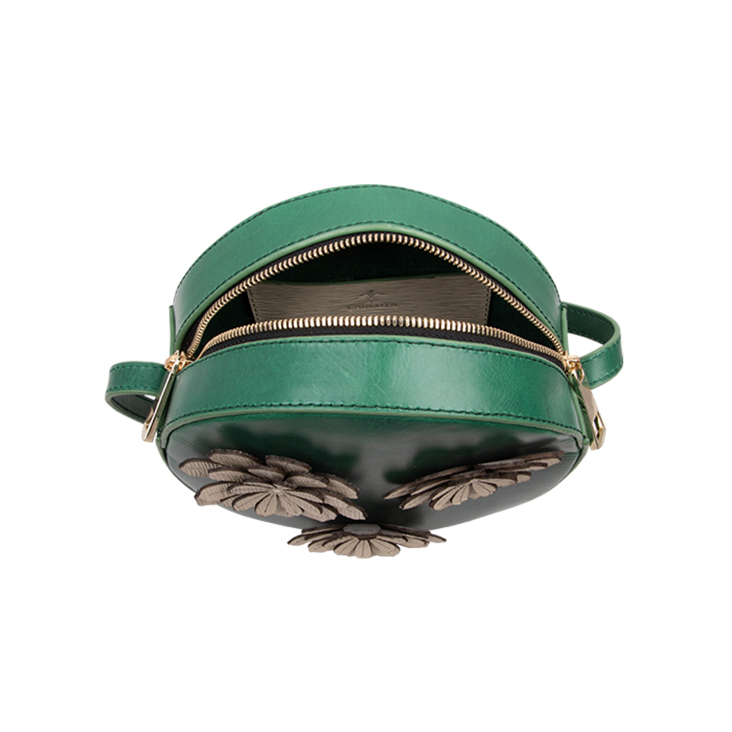 CROSSBODY REDONDA VERDE