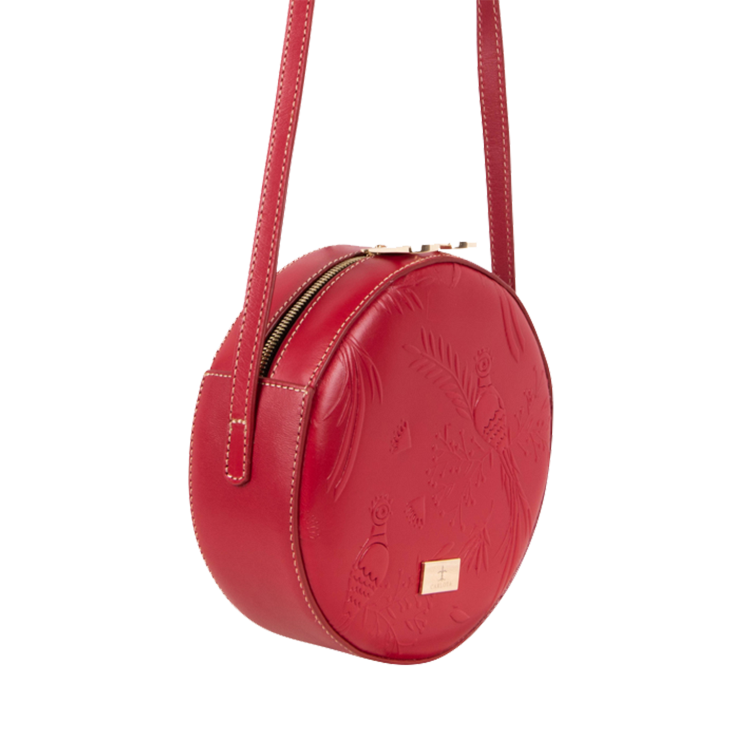 CROSSBODY REDONDO CEREZA