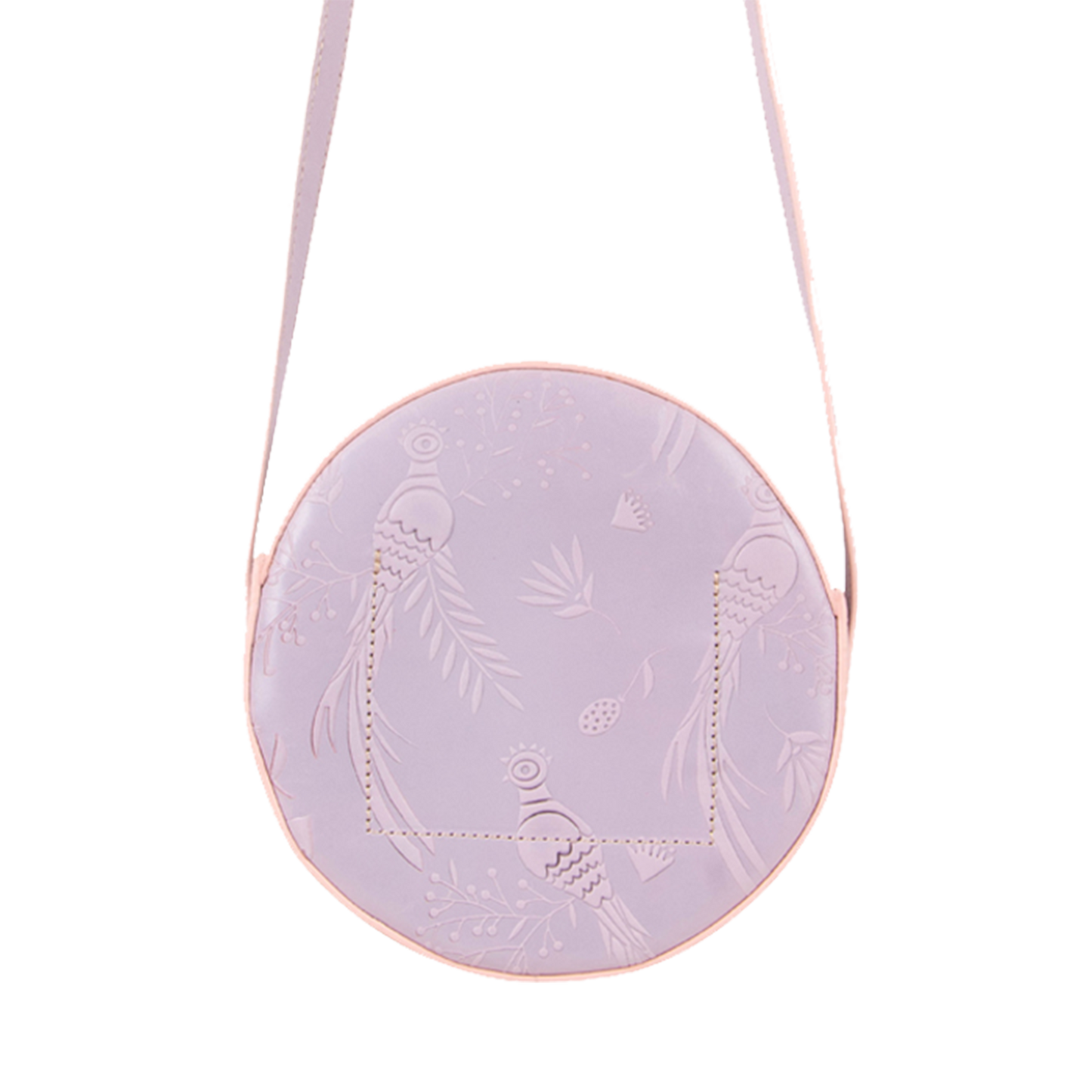 CROSSBODY REDONDO LILA