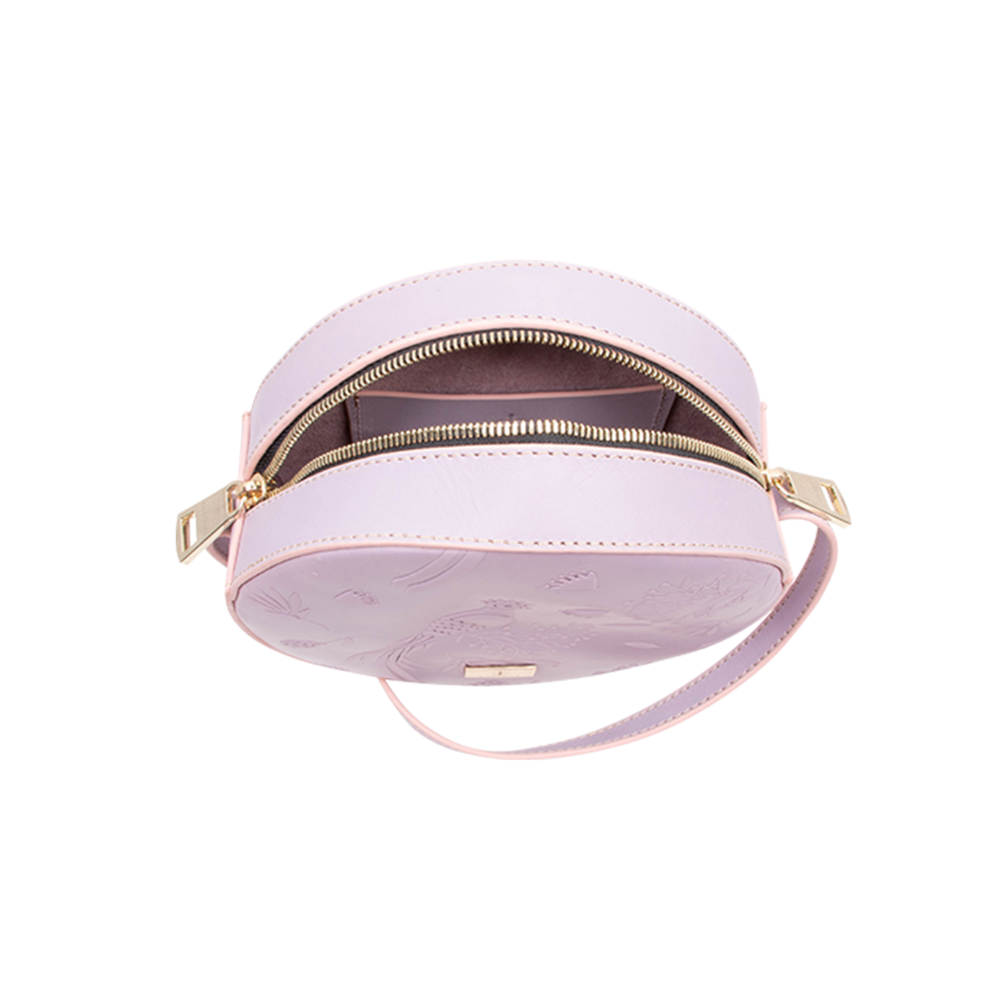 CROSSBODY REDONDO LILA