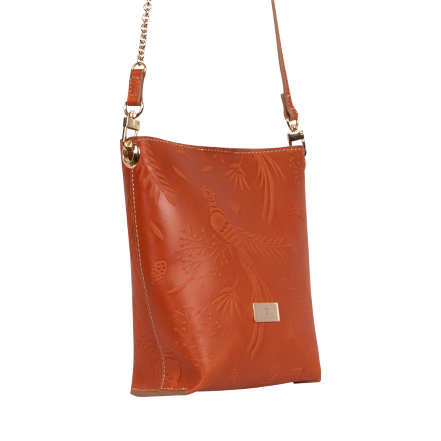 CROSSBODY TRAPECIO NARANJA