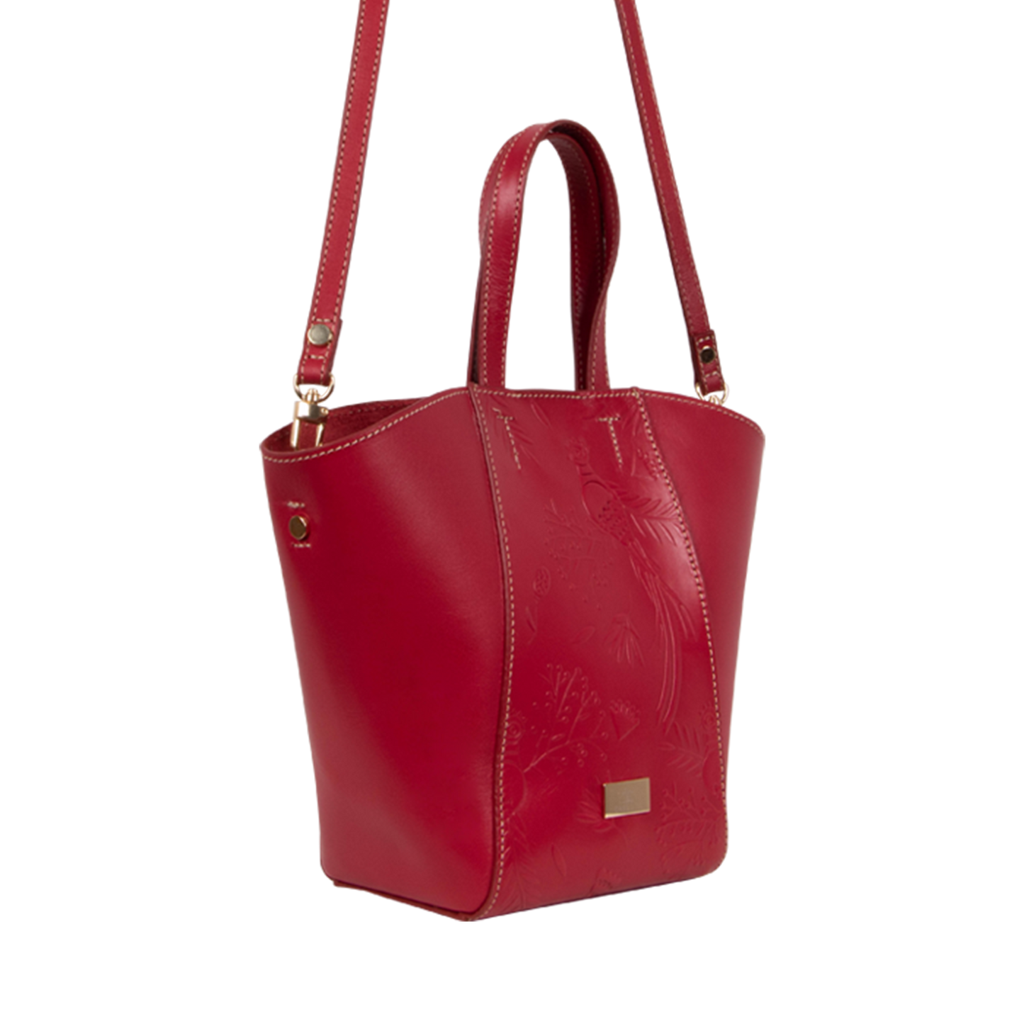 TOTE TRAPECIO CEREZA