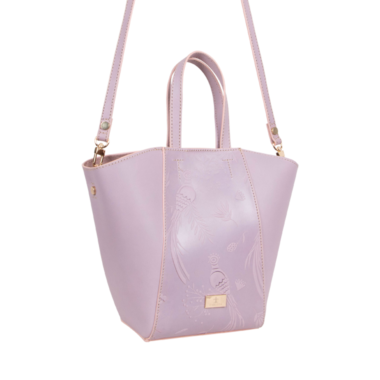 TOTE TRAPECIO LILA