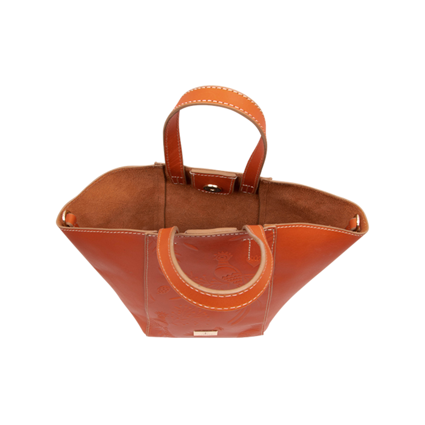 TOTE TRAPECIO NARANJA