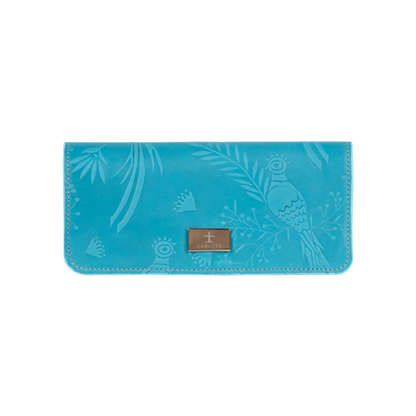 CARTERA AZUL CIELO