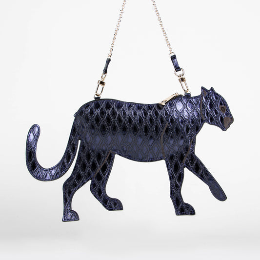 CROSSBODY JAGUAR AZUL MARINO GRABADO