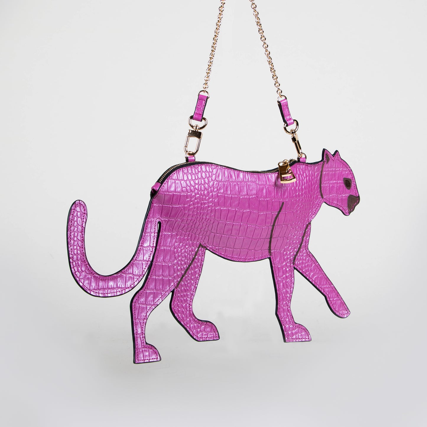CROSSBODY JAGUAR MAGENTA GRABADO