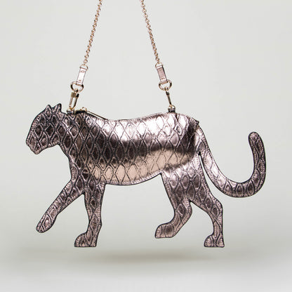 CROSSBODY JAGUAR ORO ROSA ESCAMAS