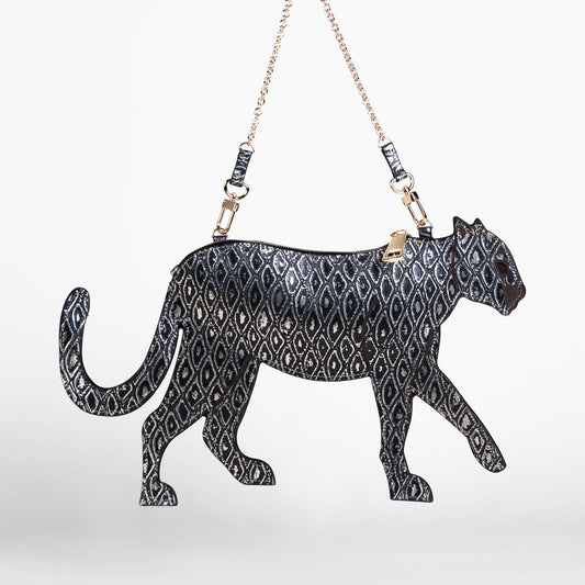 CROSSBODY JAGUAR ORO GRABADO