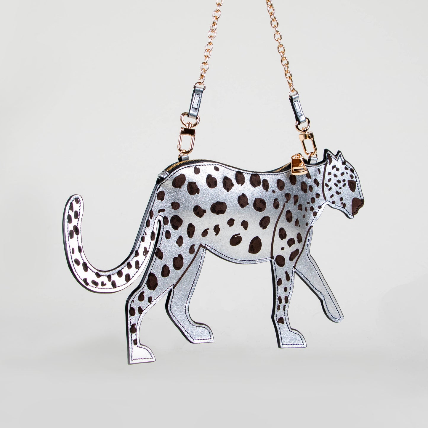 CROSSBODY JAGUAR PLATA