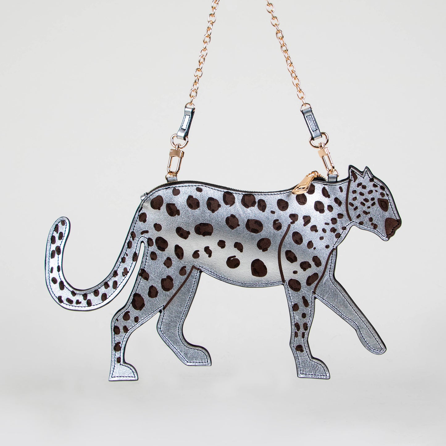 CROSSBODY JAGUAR PLATA