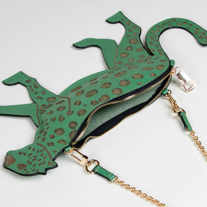 CROSSBODY JAGUAR VERDE TEXTURA