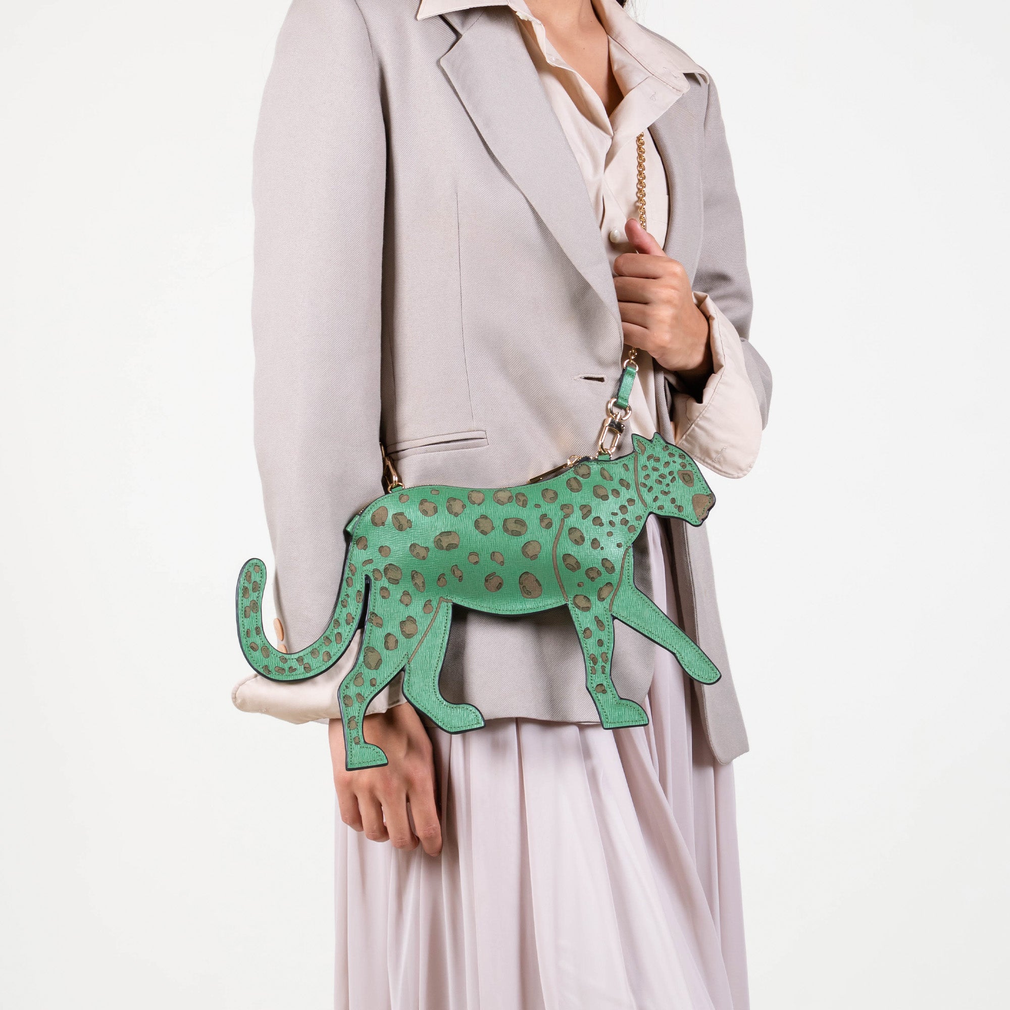 CROSSBODY JAGUAR VERDE TEXTURA