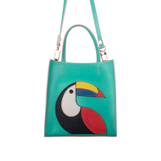 BABY TOTE TUCAN AZUL AQUA