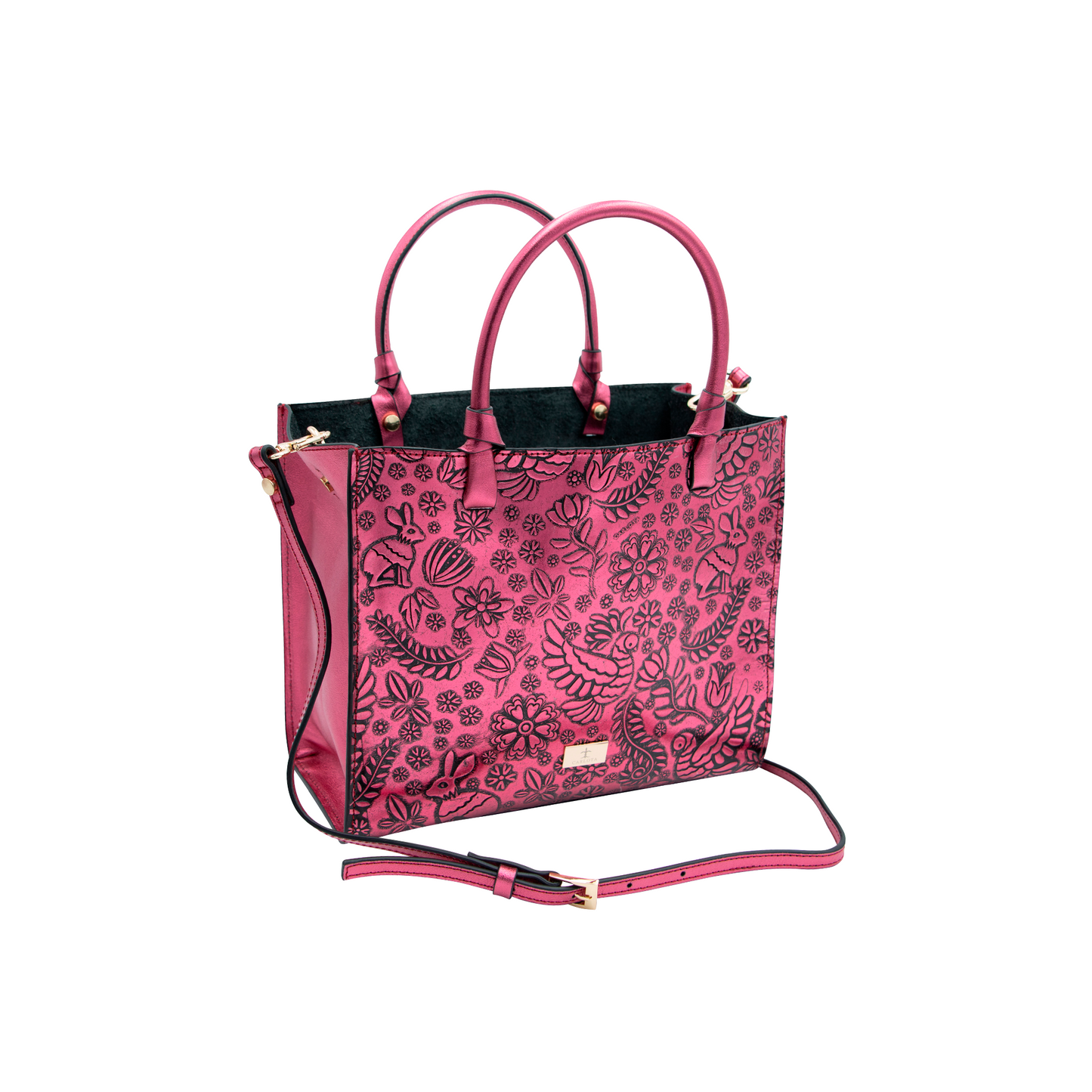 TOTE ROSA METALICO