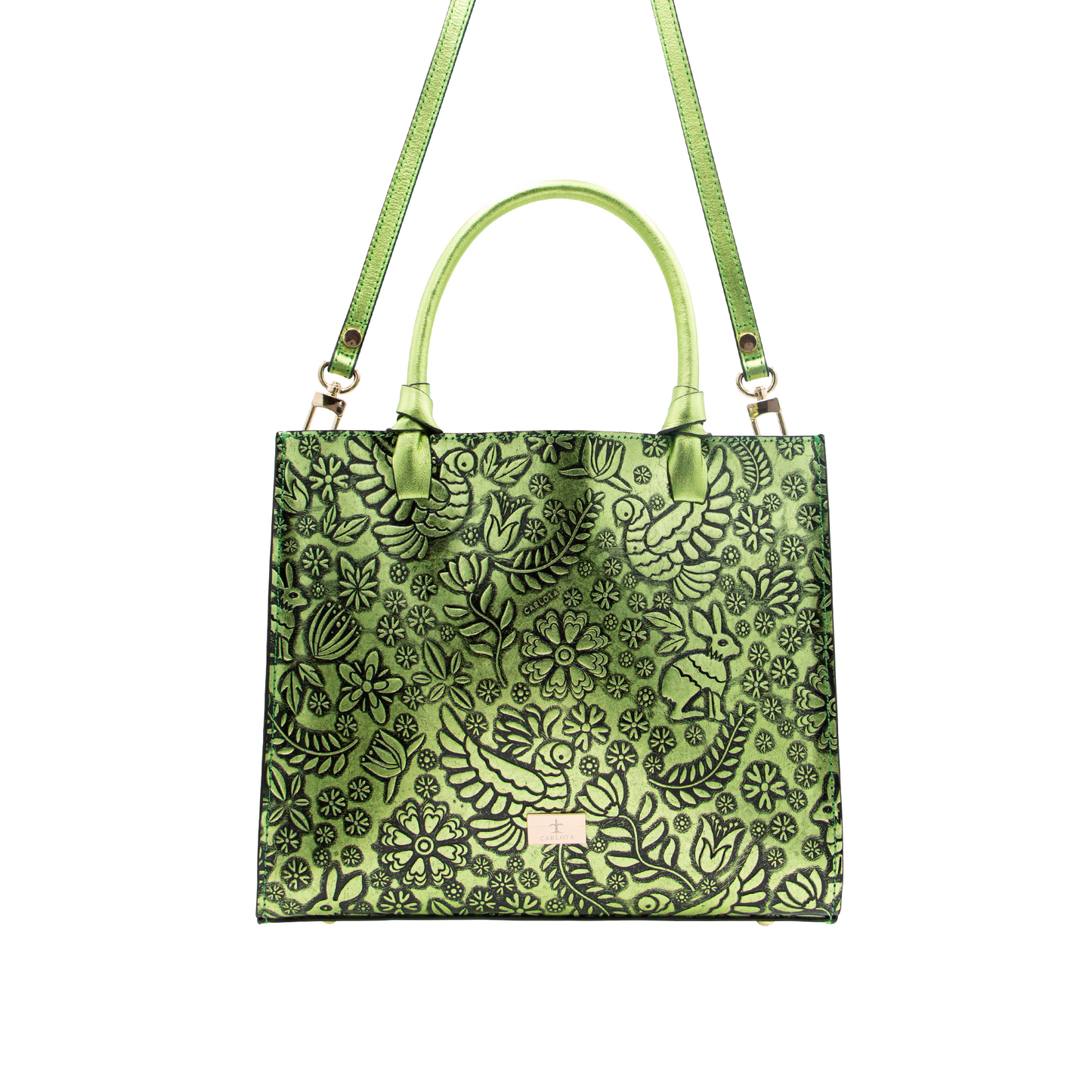 TOTE VERDE METALICO