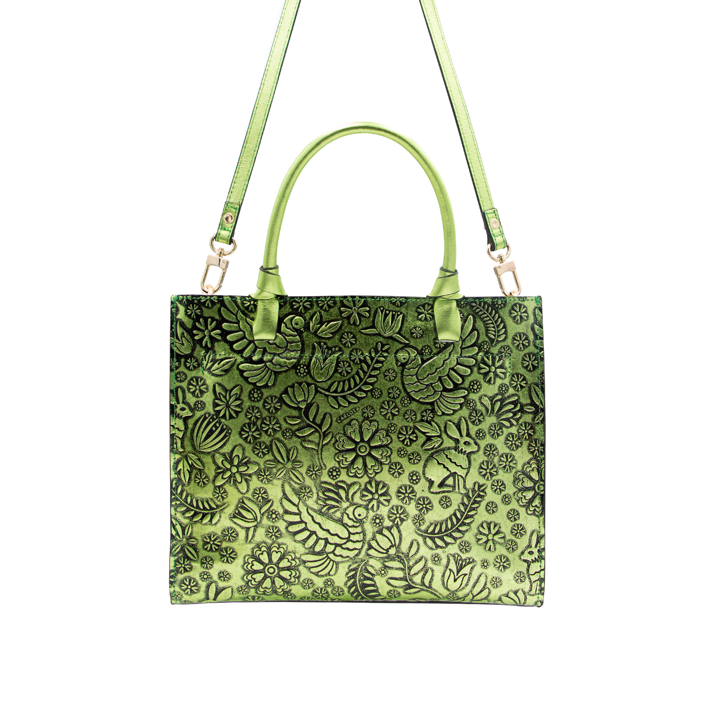 TOTE VERDE METALICO