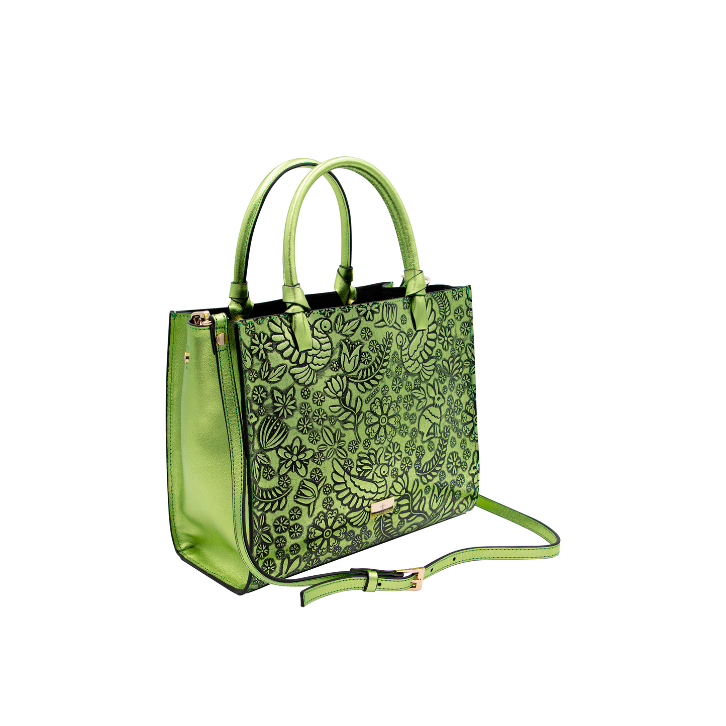 TOTE VERDE METALICO