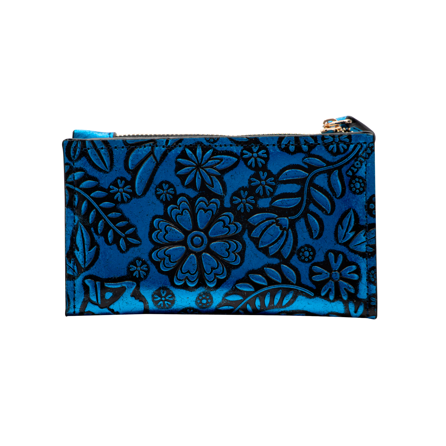 CARTERA TARJETERO AZUL