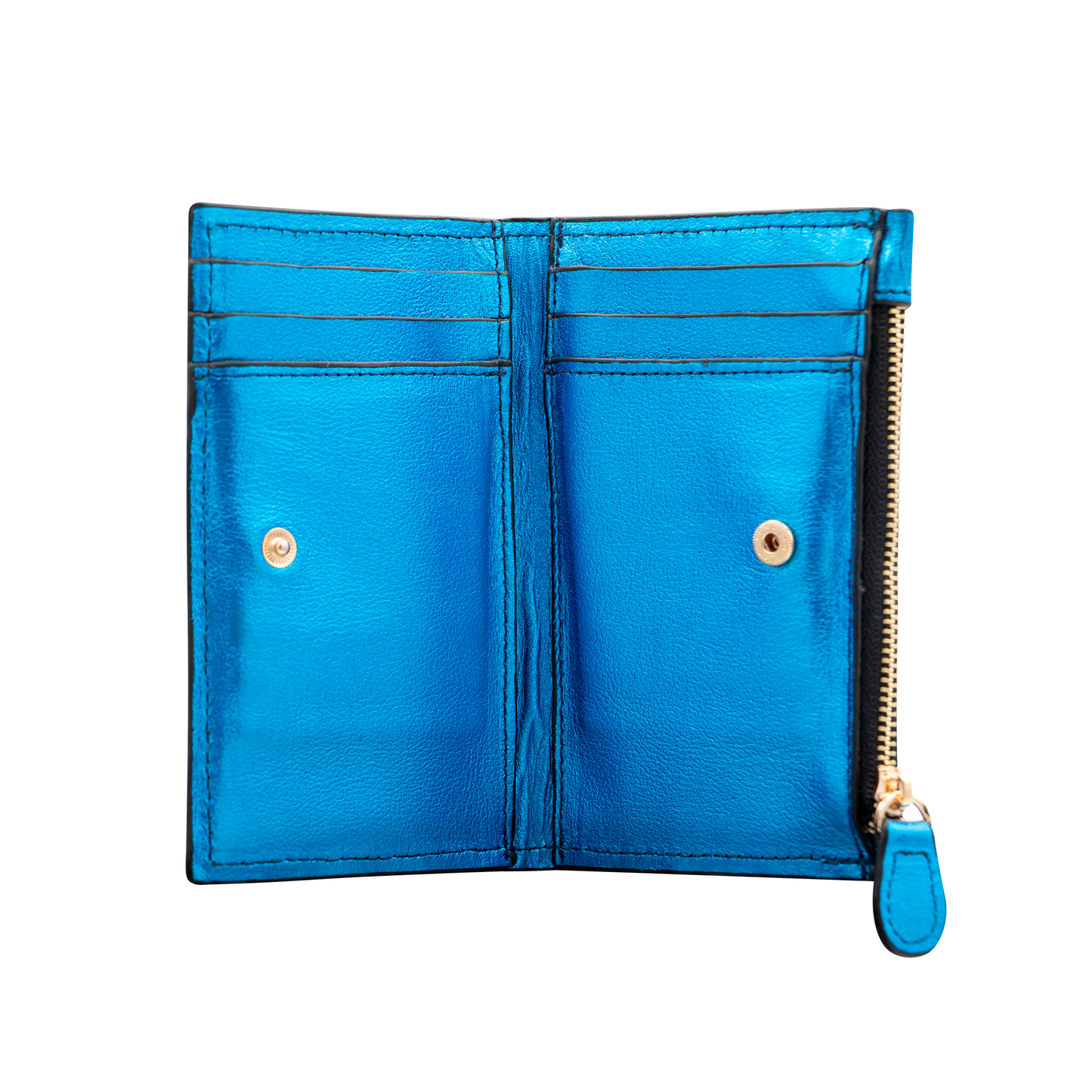 CARTERA TARJETERO AZUL