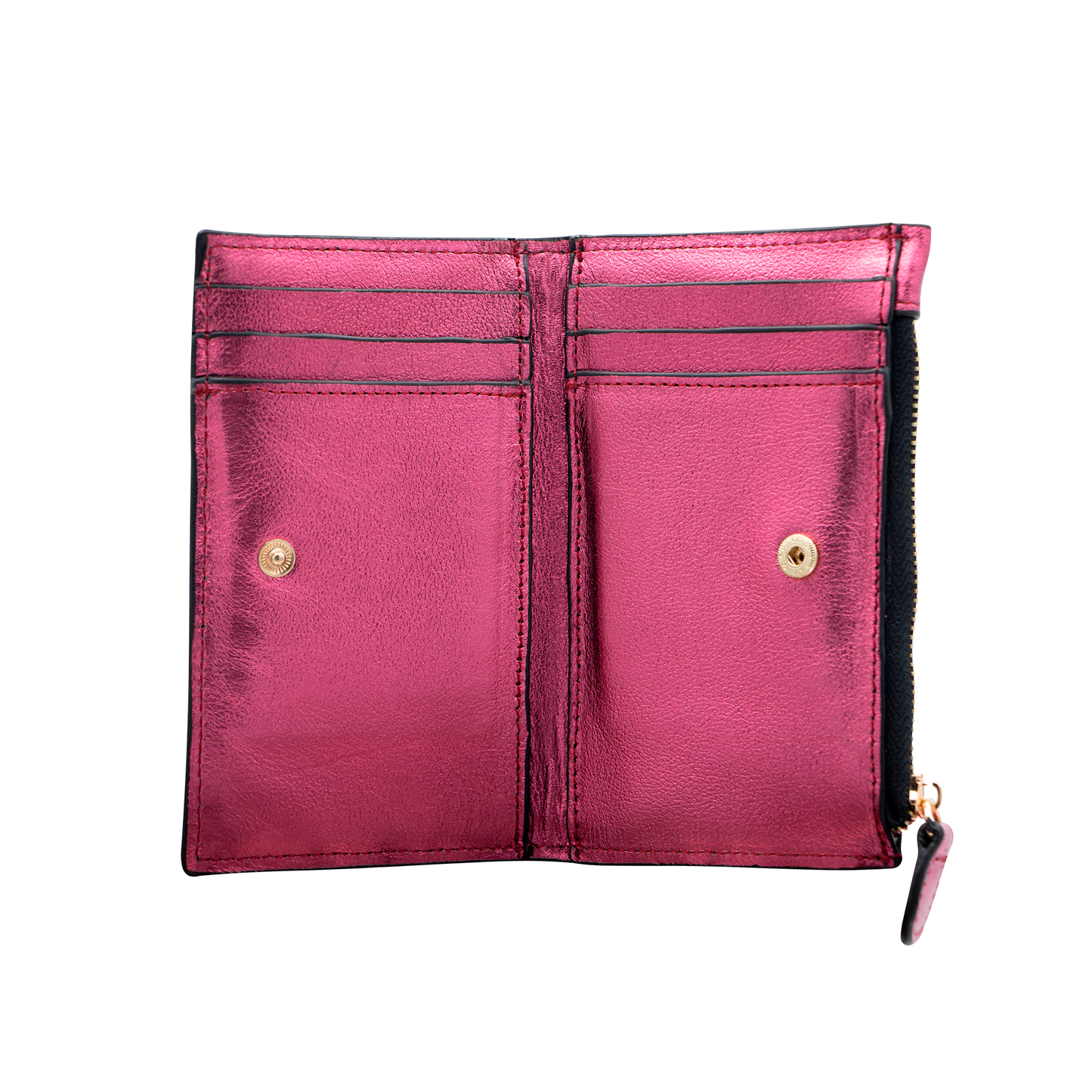 CARTERA TARJETERO ROSA