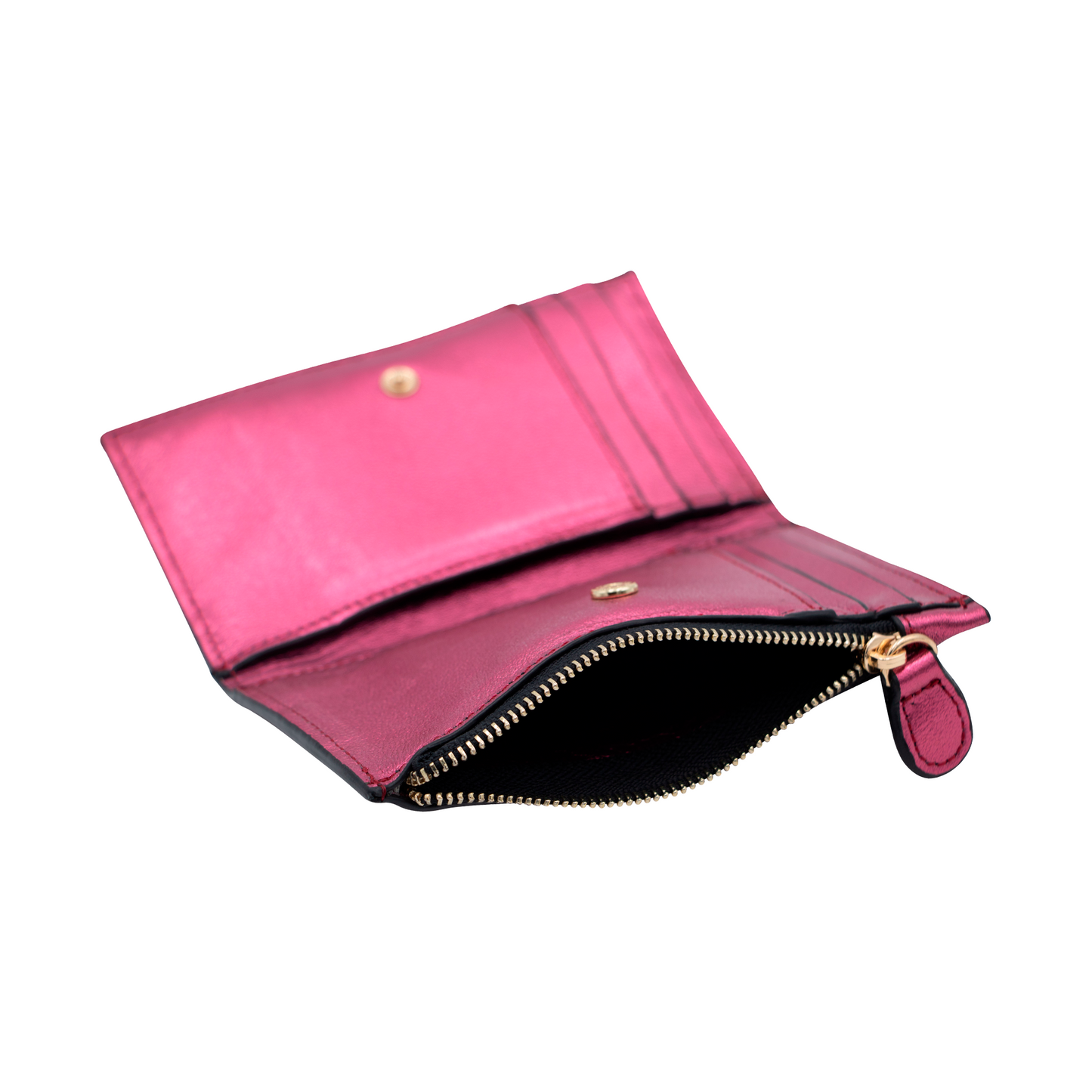 CARTERA TARJETERO ROSA