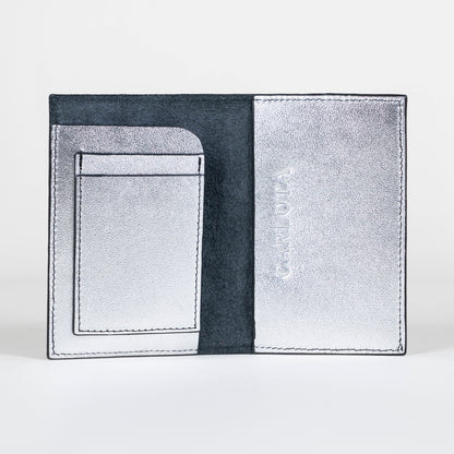 PORTA PASAPORTE PLATA