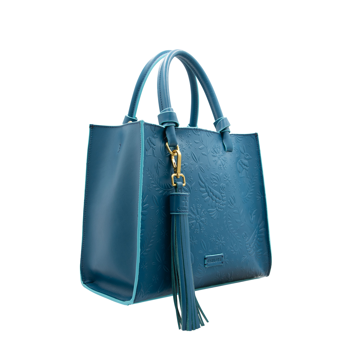 MINI TOTE AZUL