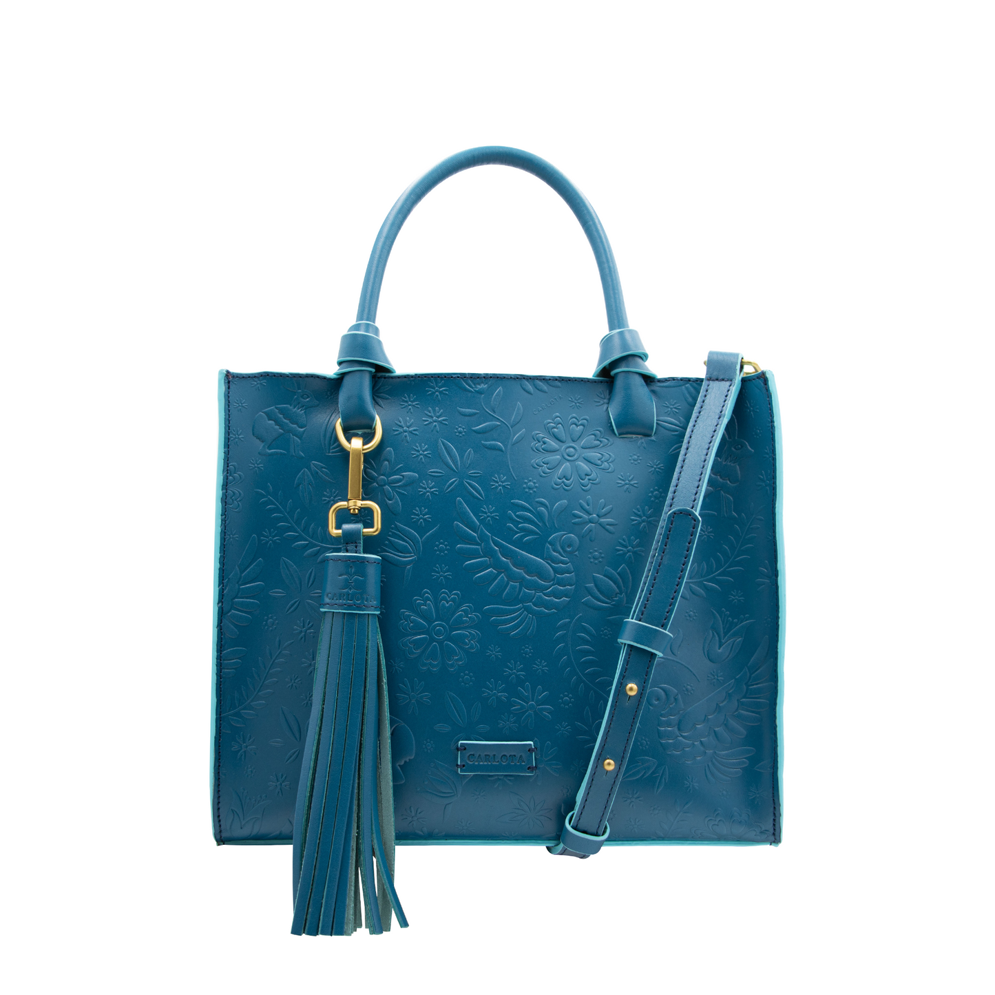 MINI TOTE AZUL