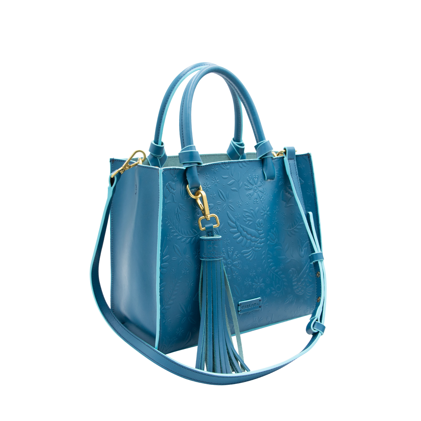 MINI TOTE AZUL