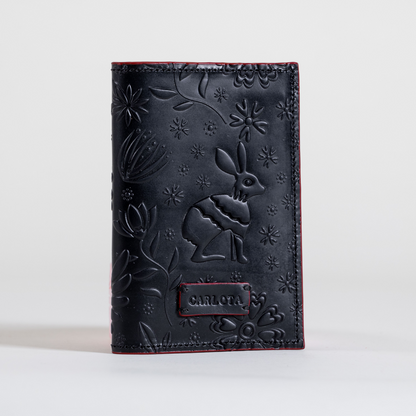 PORTA PASAPORTE NEGRO