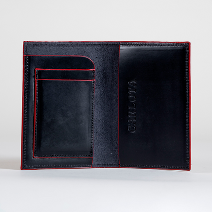 PORTA PASAPORTE NEGRO