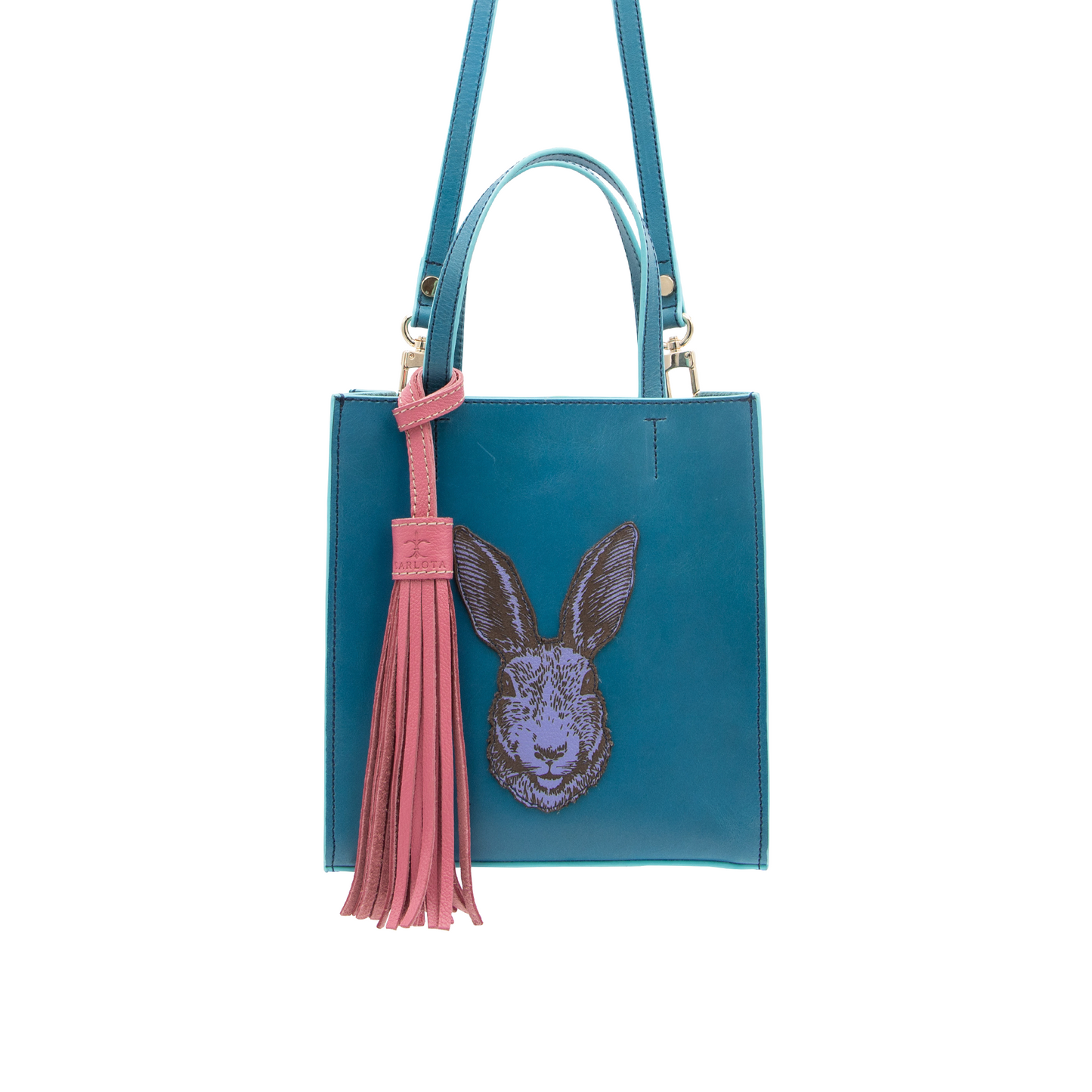 MINI TOTE AZUL