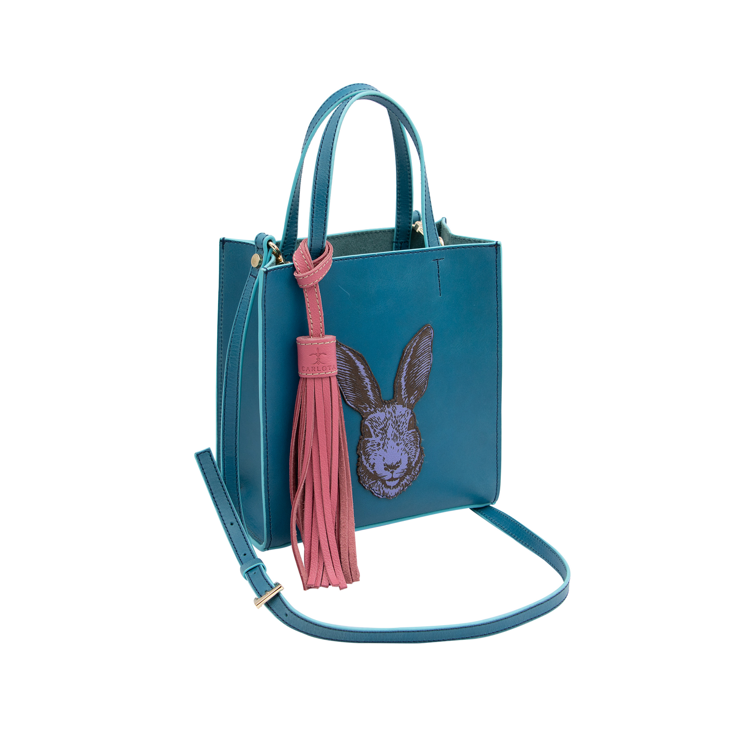 MINI TOTE AZUL